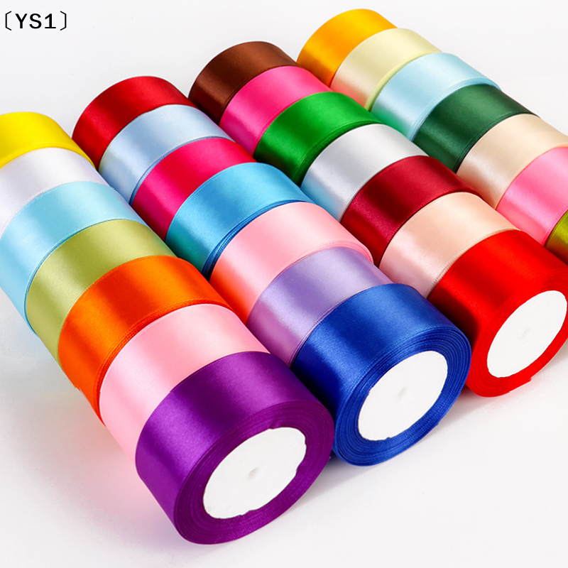 Ribbon Bow Gift - 〔YS1〕4cm 25 Yards Satin Ribbon Roll