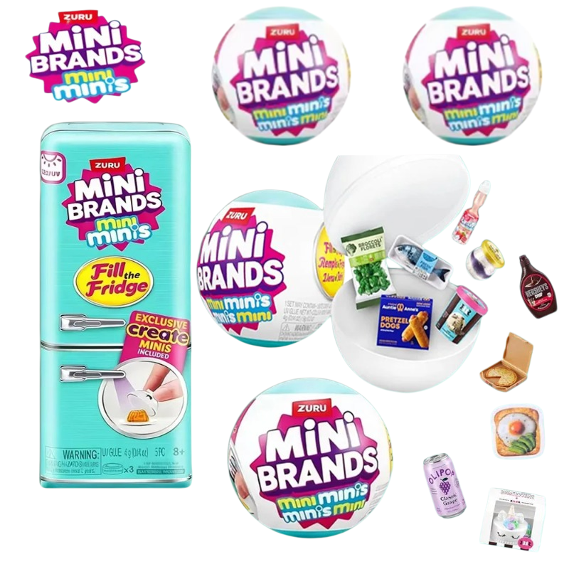 Ornament Ball Set - ZURU Mini Brand Surprise Refrigerator Ball