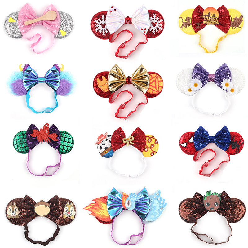 Ribbon Bow Gift - Cute Adjustable Mouse Ears Headband Disney