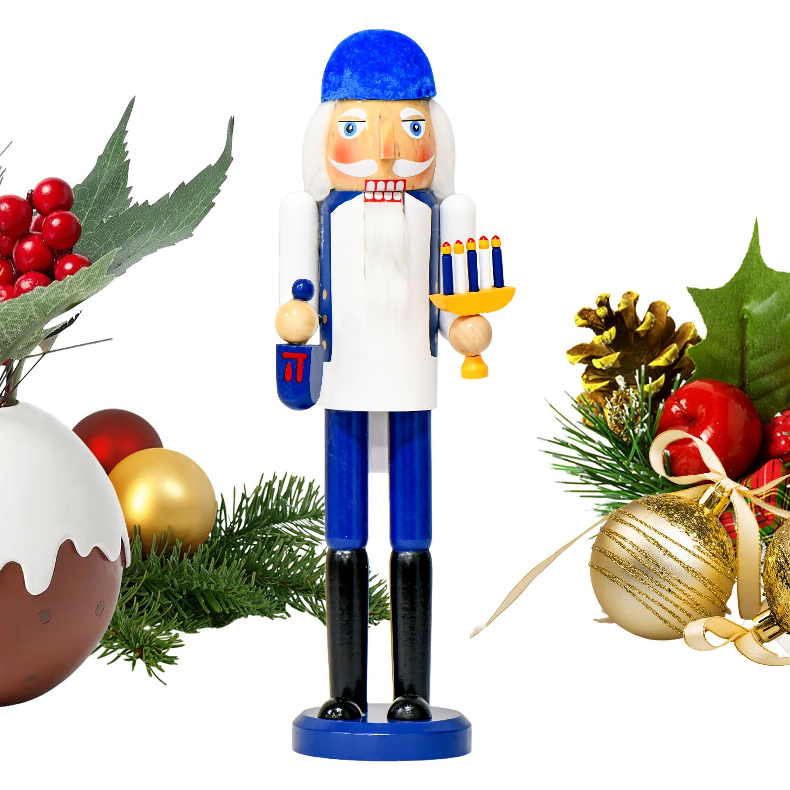 Nutcracker Figurine - Nutcracker Ornament Christmas Nutcracker 14inch Wooden