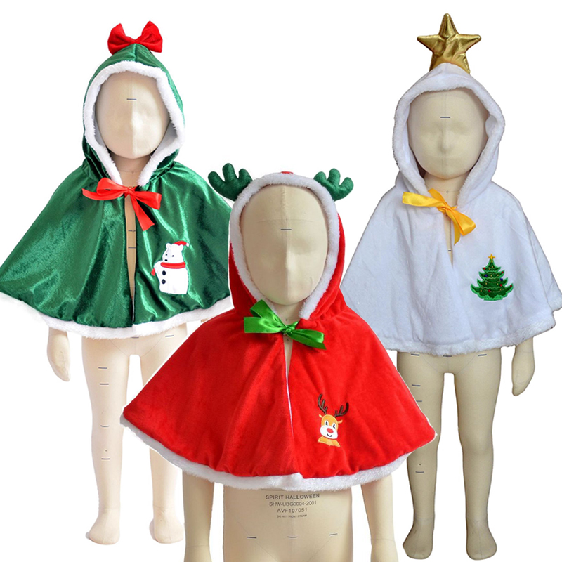 Green Elf Christmas Hooded Pon - Elf Costume Christmas 评论和价格