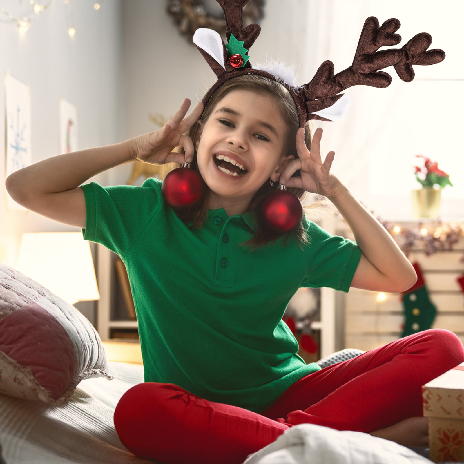 Reindeer Antlers Headband Chri - Reindeer Antlers Headband 评论和价格