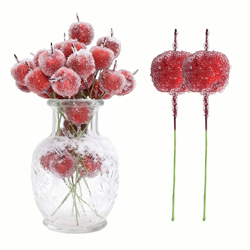 10/30/50Pcs Artificial Christm - Christmas Wreath Fake 评论和价格