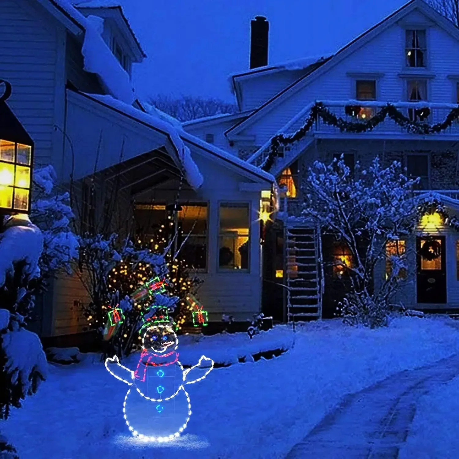 Animated Snowball Light LED Gl - Christmas Lights Outdoor 评论和价格