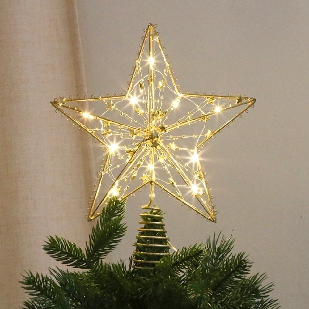 3D Glitter Star Christmas Tree - Star Tree Topper 评论和价格
