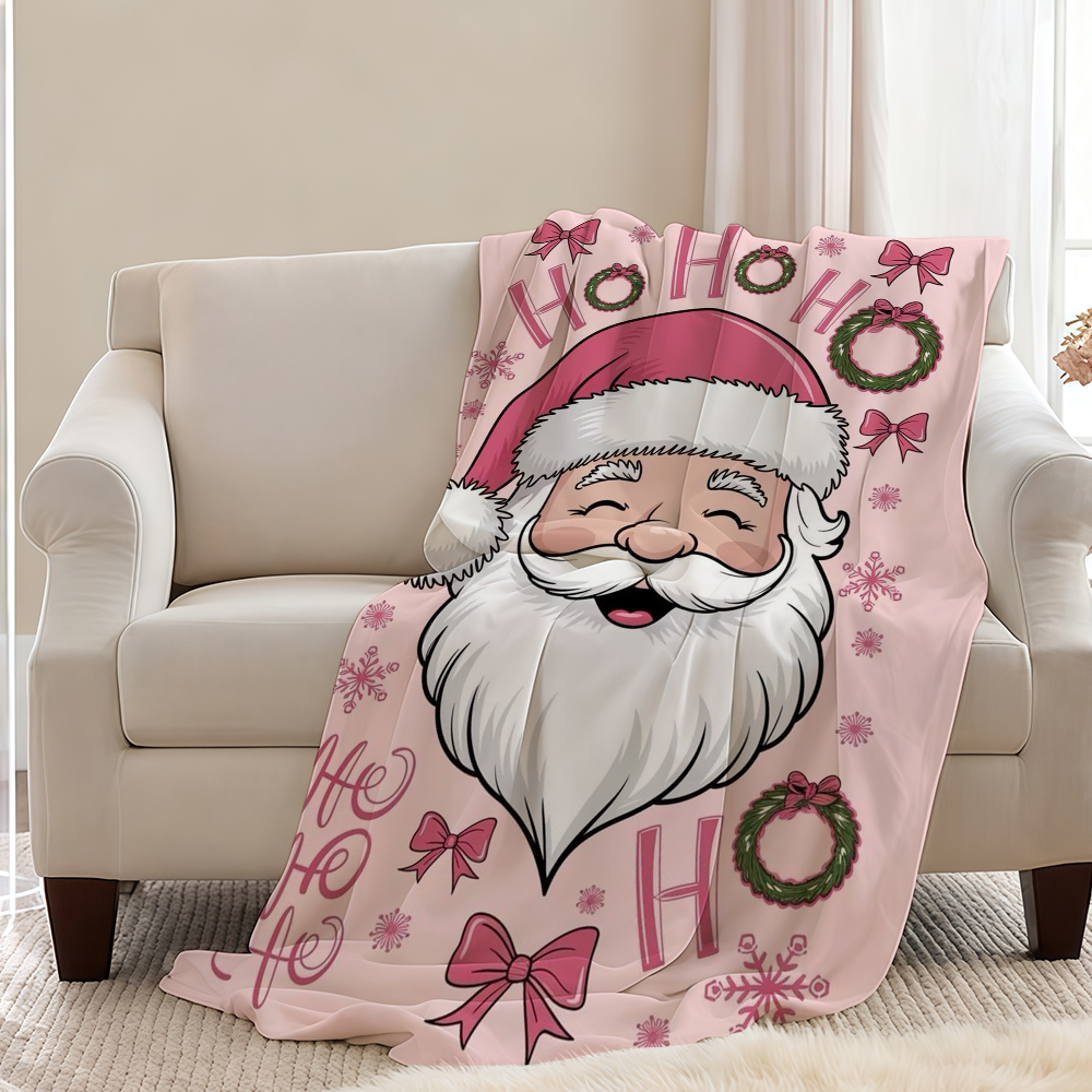 Pink Christmas Blanket Throw S - Christmas Throw Blanket 评论和价格