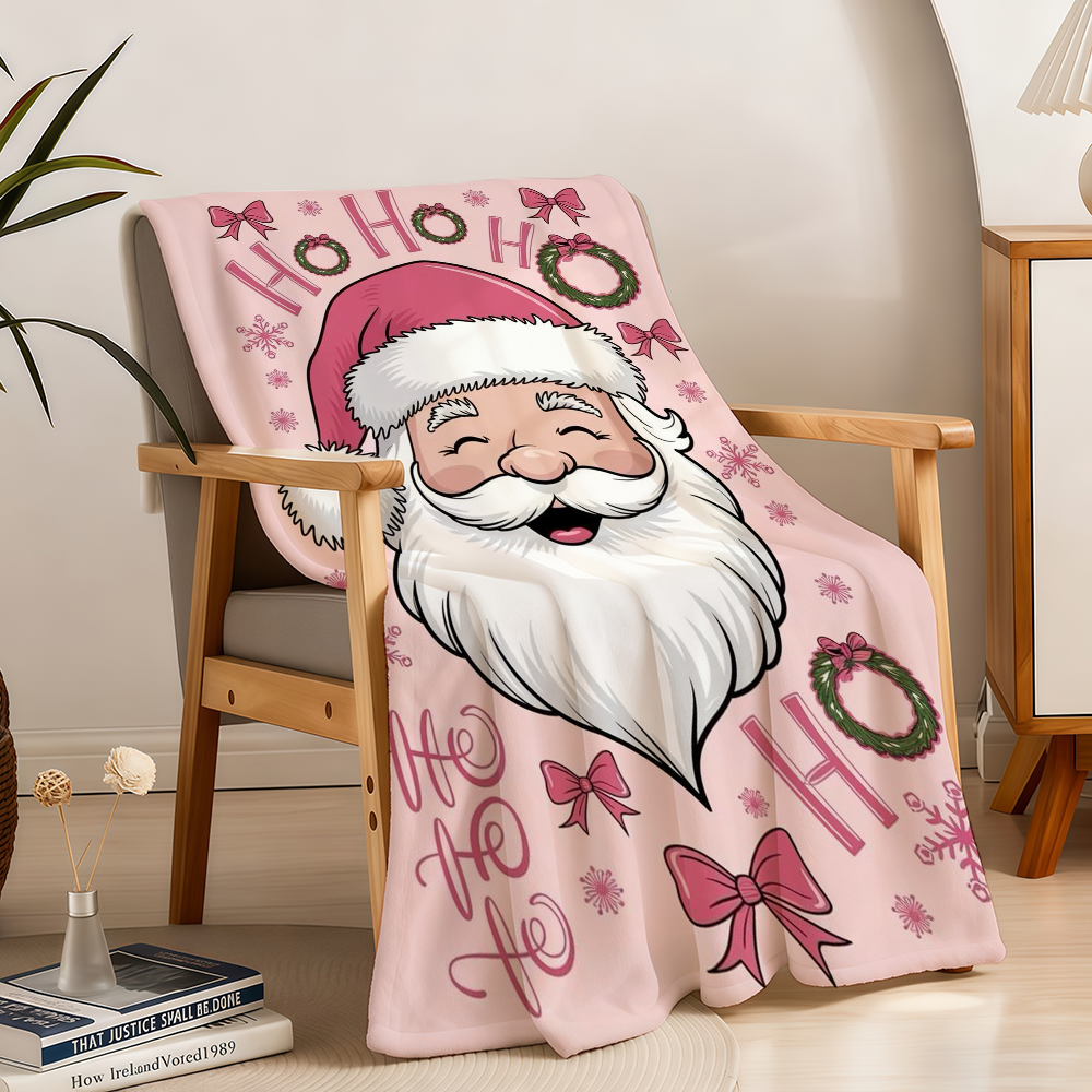 Pink Christmas Blanket Throw S - Christmas Throw Blanket 评论和价格