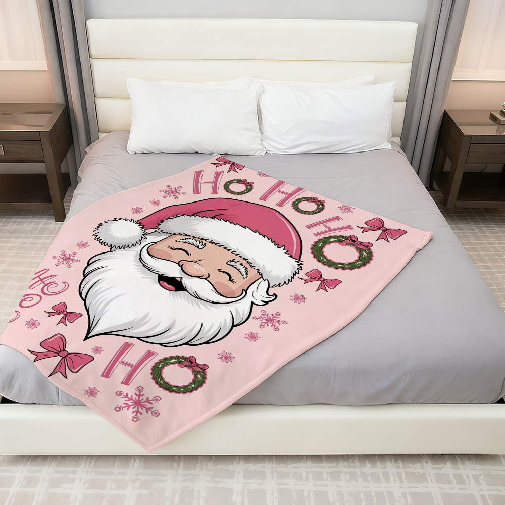 Pink Christmas Blanket Throw S - Christmas Throw Blanket 评论和价格