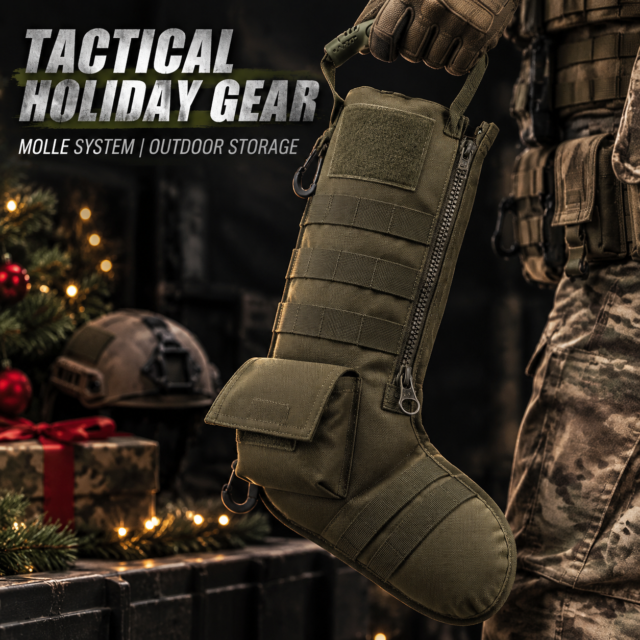 Tactical Christmas Stocking MO - Christmas Stocking Hanging 评论和价格