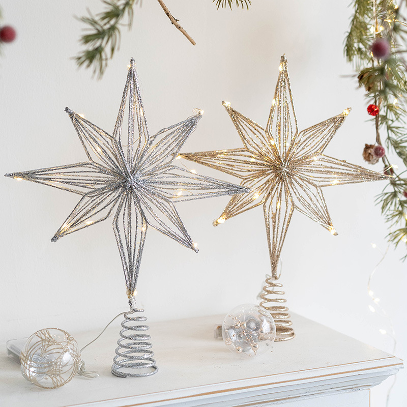 30cm Led Star Christmas Tree T - Star Tree Topper 评论和价格