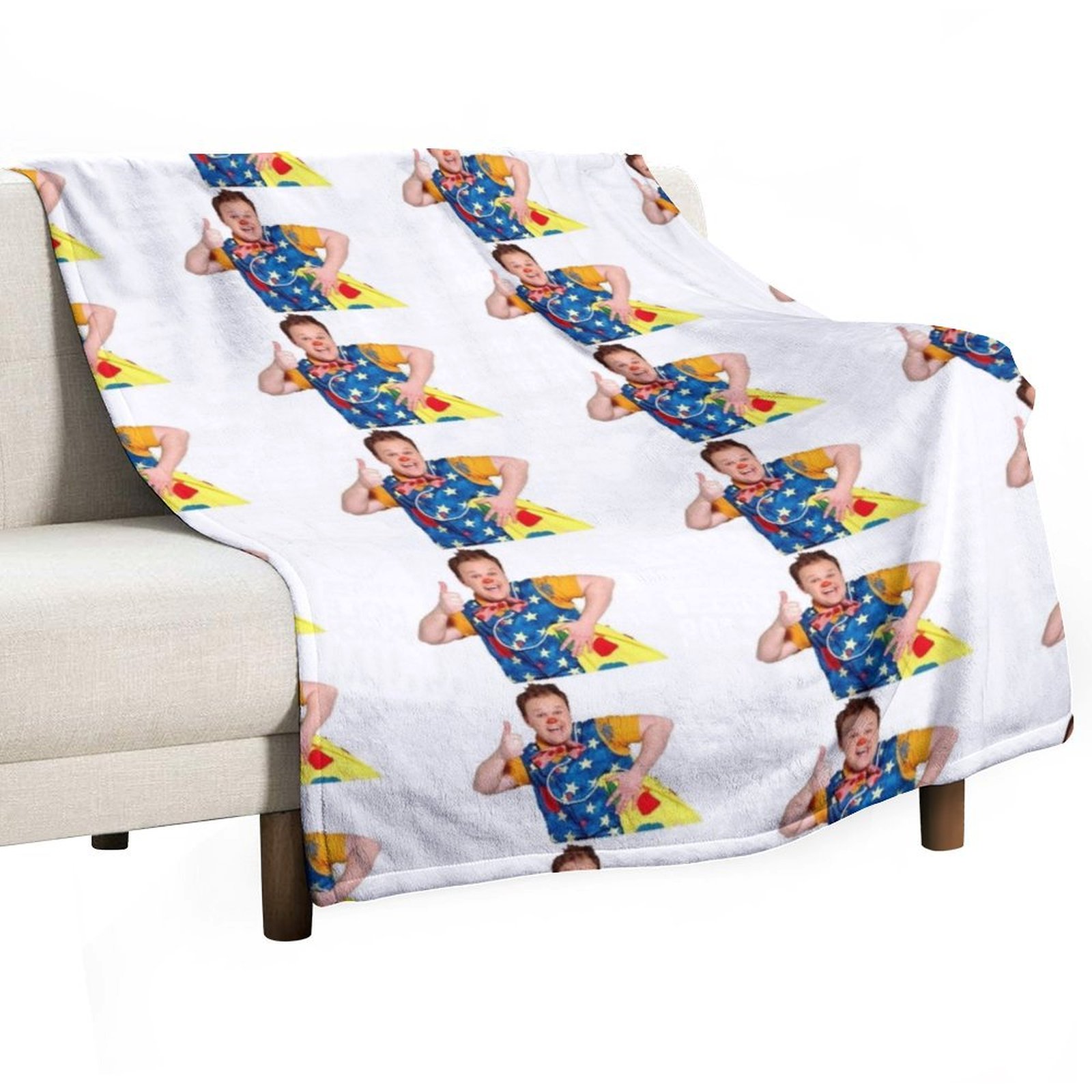 Mr Tumble Throw Blanket Cozy H - Christmas Throw Blanket 评论和价格