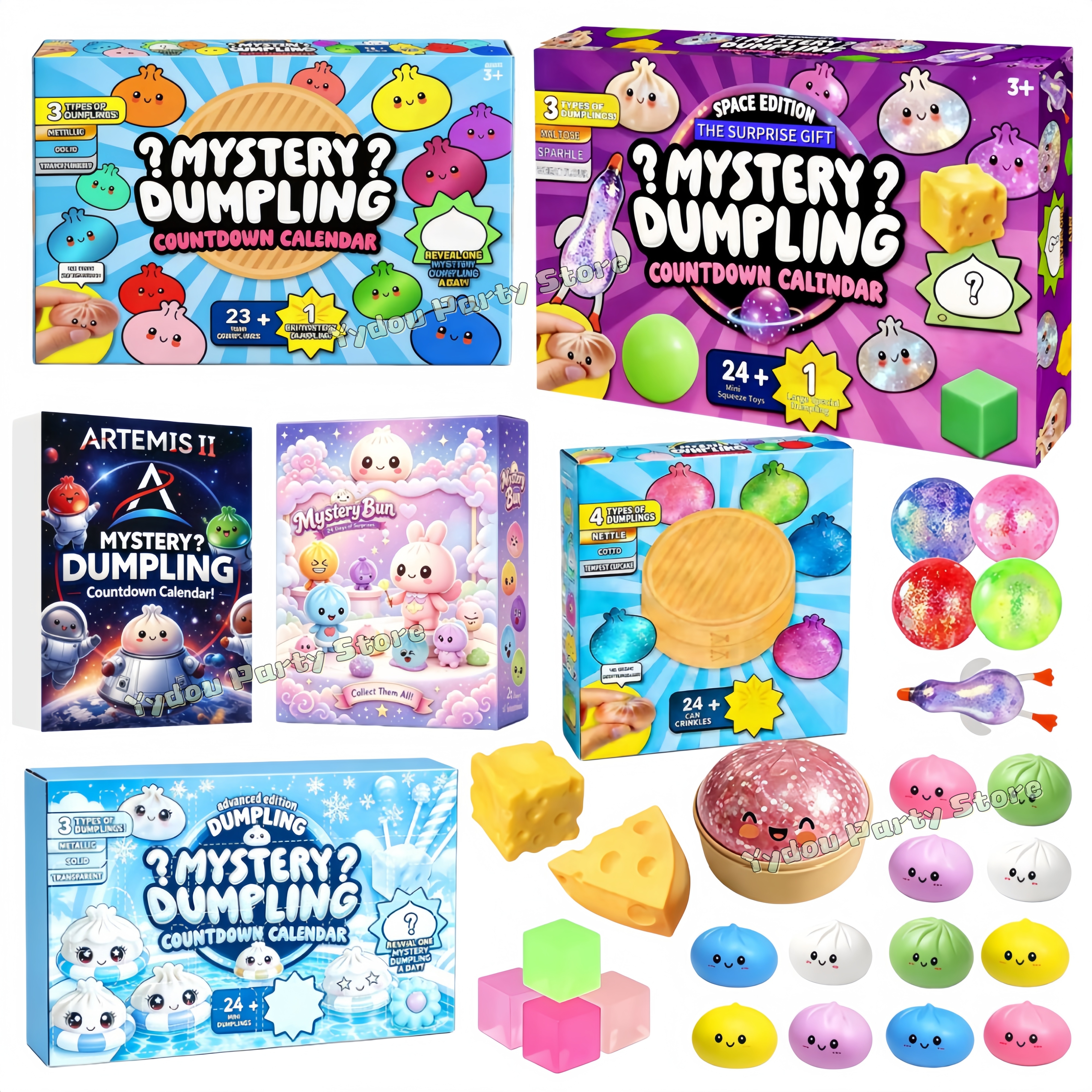 Mystery Dumpling Squishy Adven - Advent Calendar Gift 评论和价格
