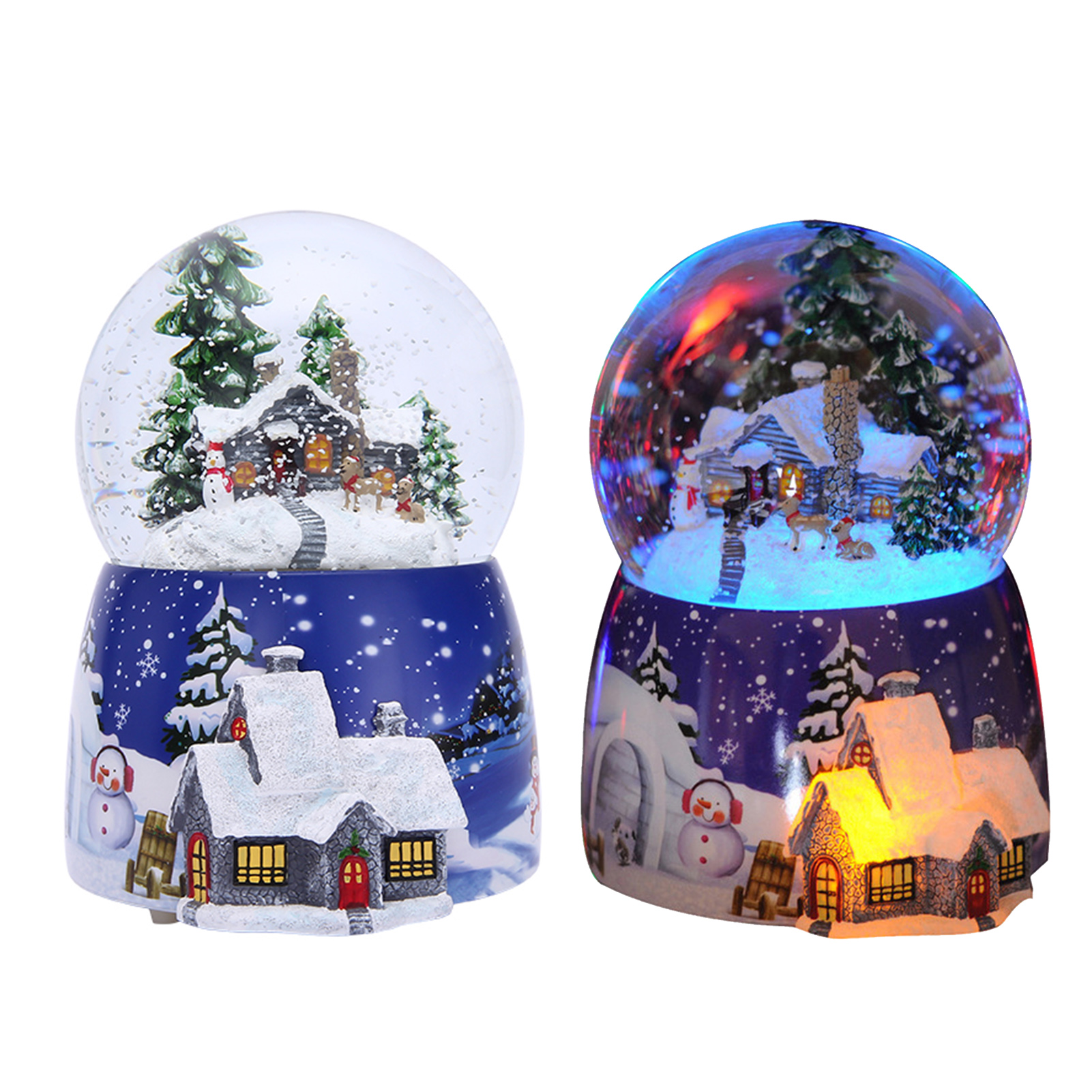 1 Pcs Resin Music Box Crystal  - Snow Globe Musical 评论和价格