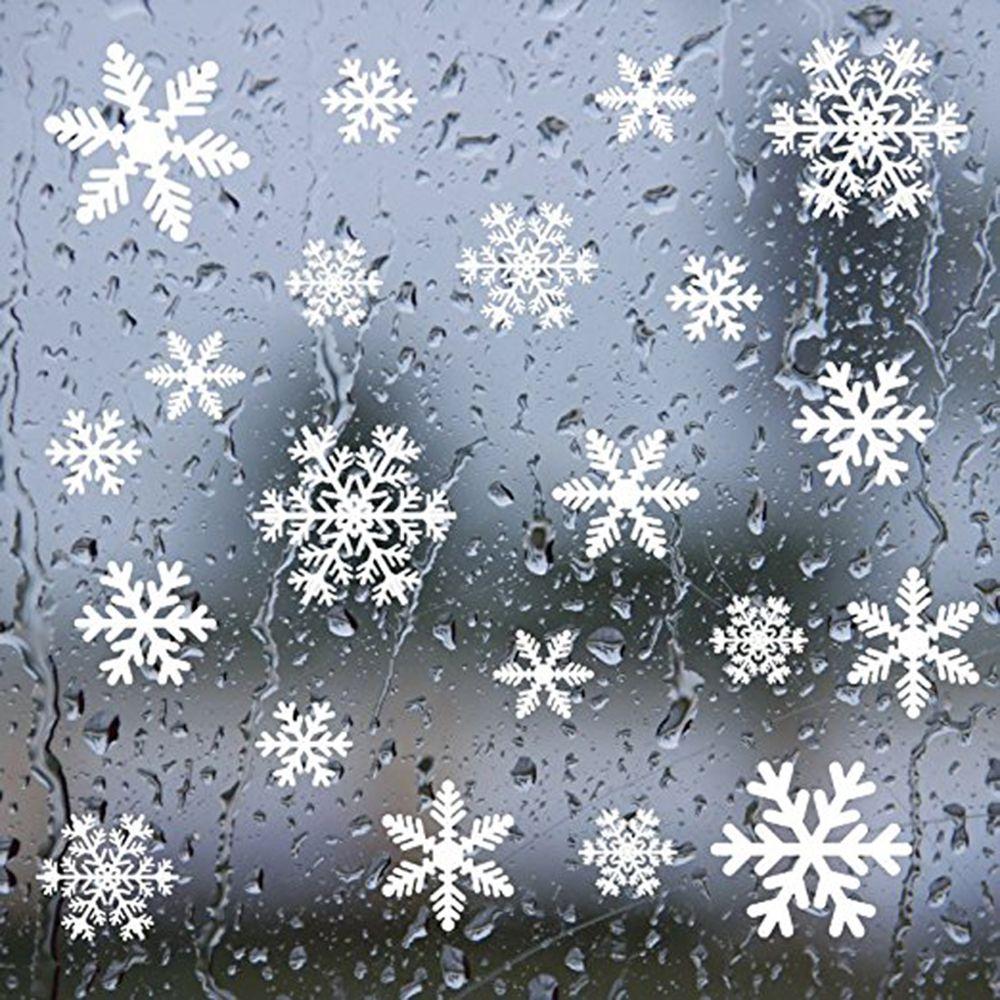 27/38PCS Gift Xmas  Festival S - Snowflake Window Decal 评论和价格