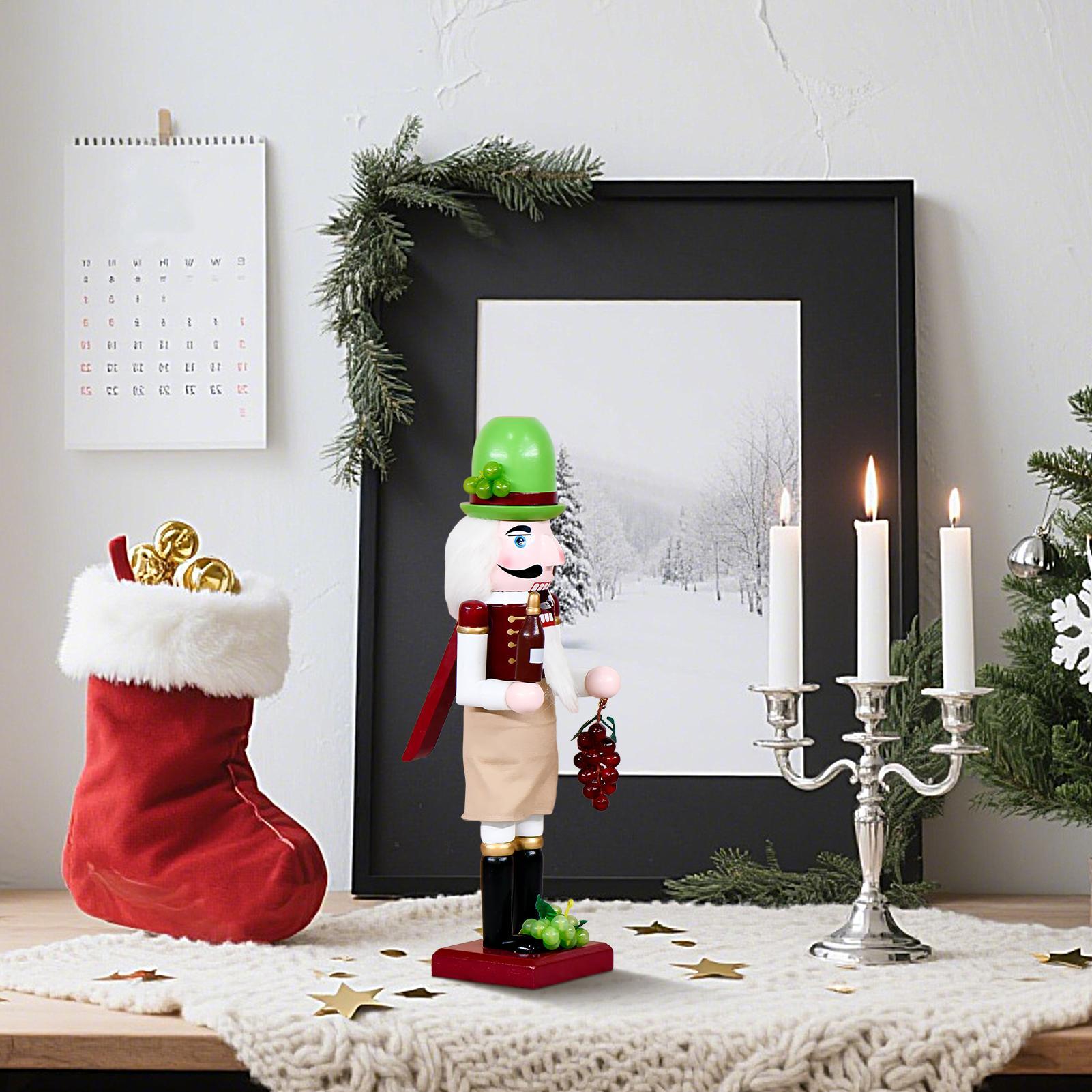 Nutcracker Christmas Decor Woo - Nutcracker Figurine 评论和价格