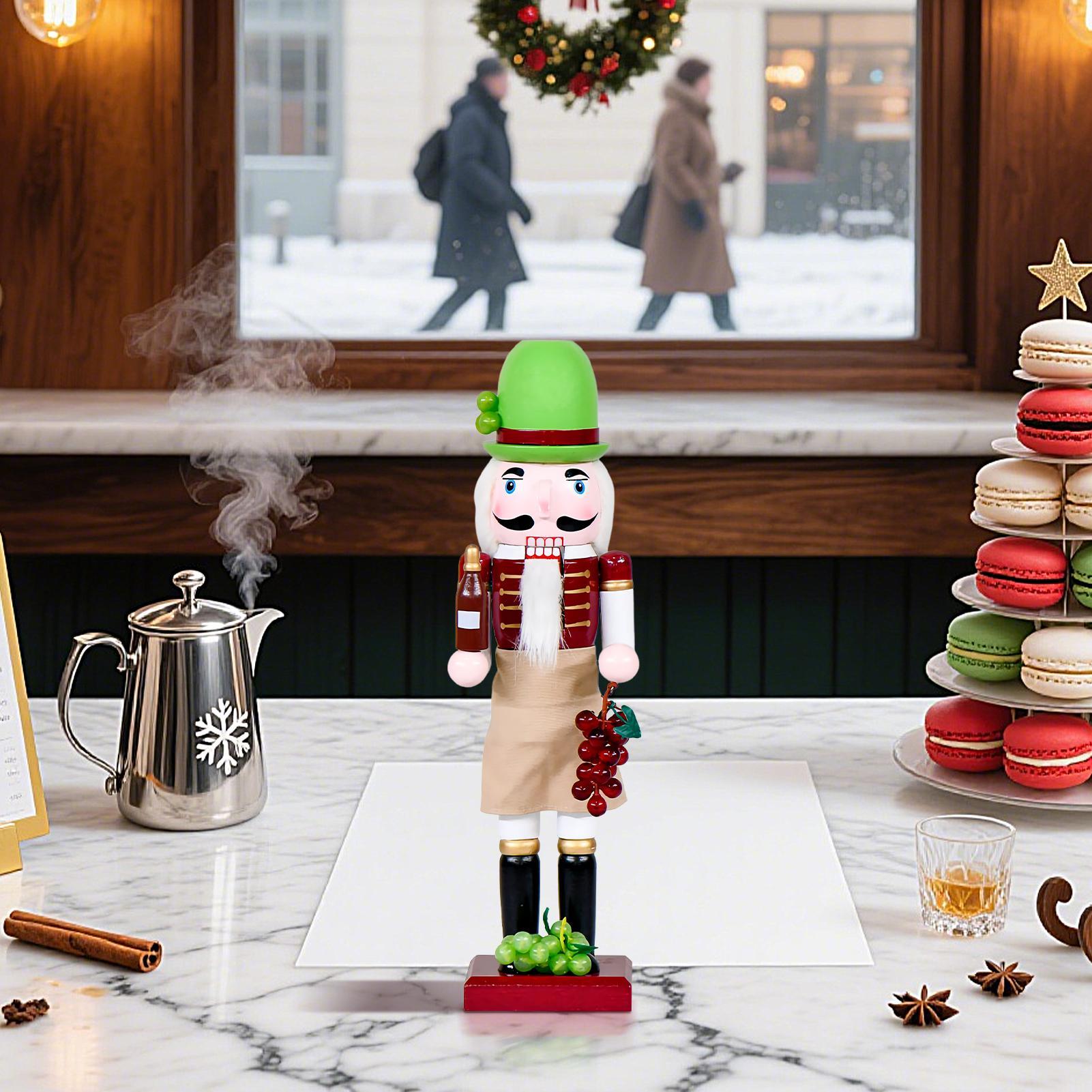 Nutcracker Christmas Decor Woo - Nutcracker Figurine 评论和价格