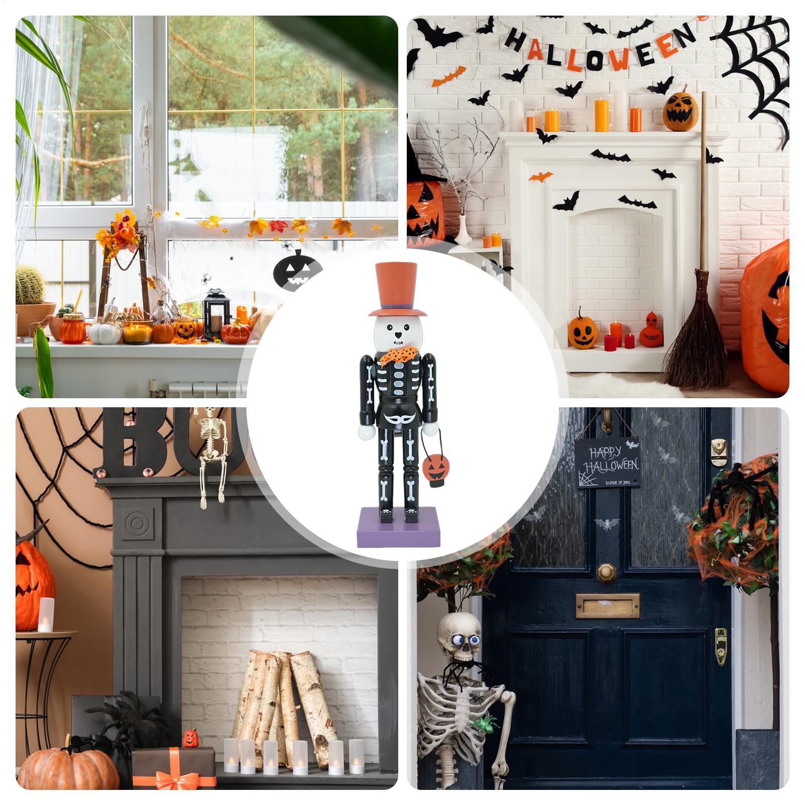 Halloween Nutcrackers Wooden S - Nutcracker Figurine 评论和价格