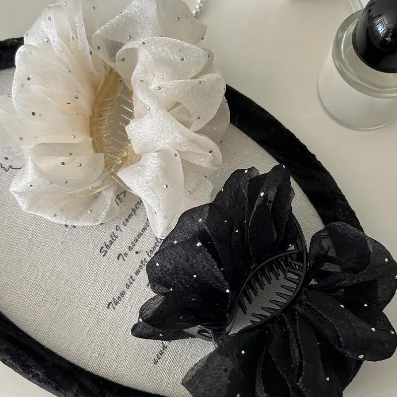 Fashion Elegant Flower Clip Re - Ribbon Bow Gift 评论和价格