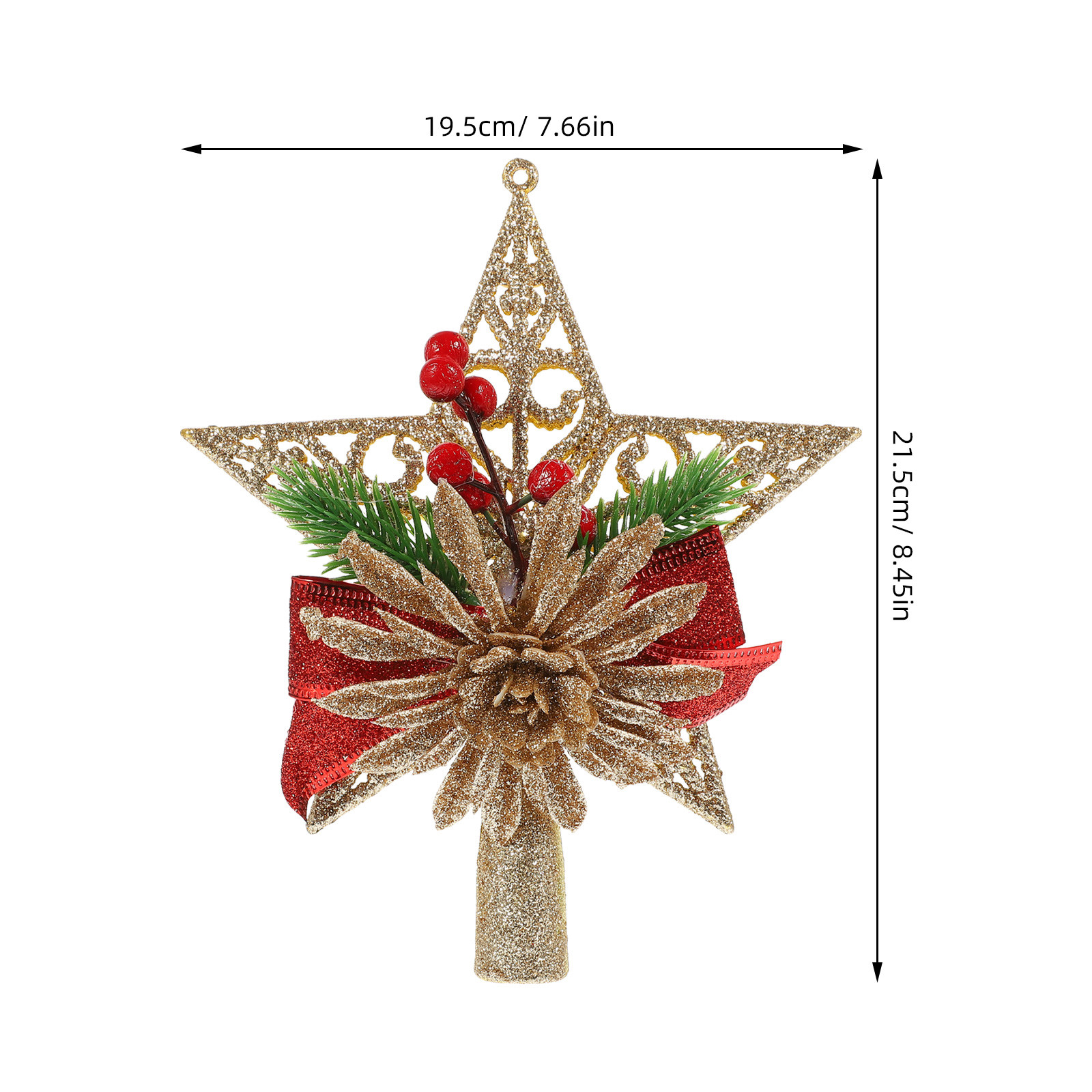 1pc Christmas Tree Topper Exqu - Star Tree Topper 评论和价格