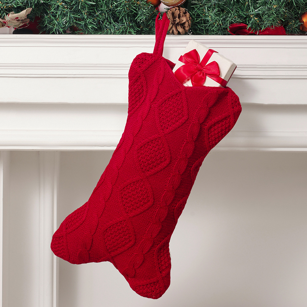 Dog Christmas Stocking, Knit C - Christmas Stocking Hanging 评论和价格