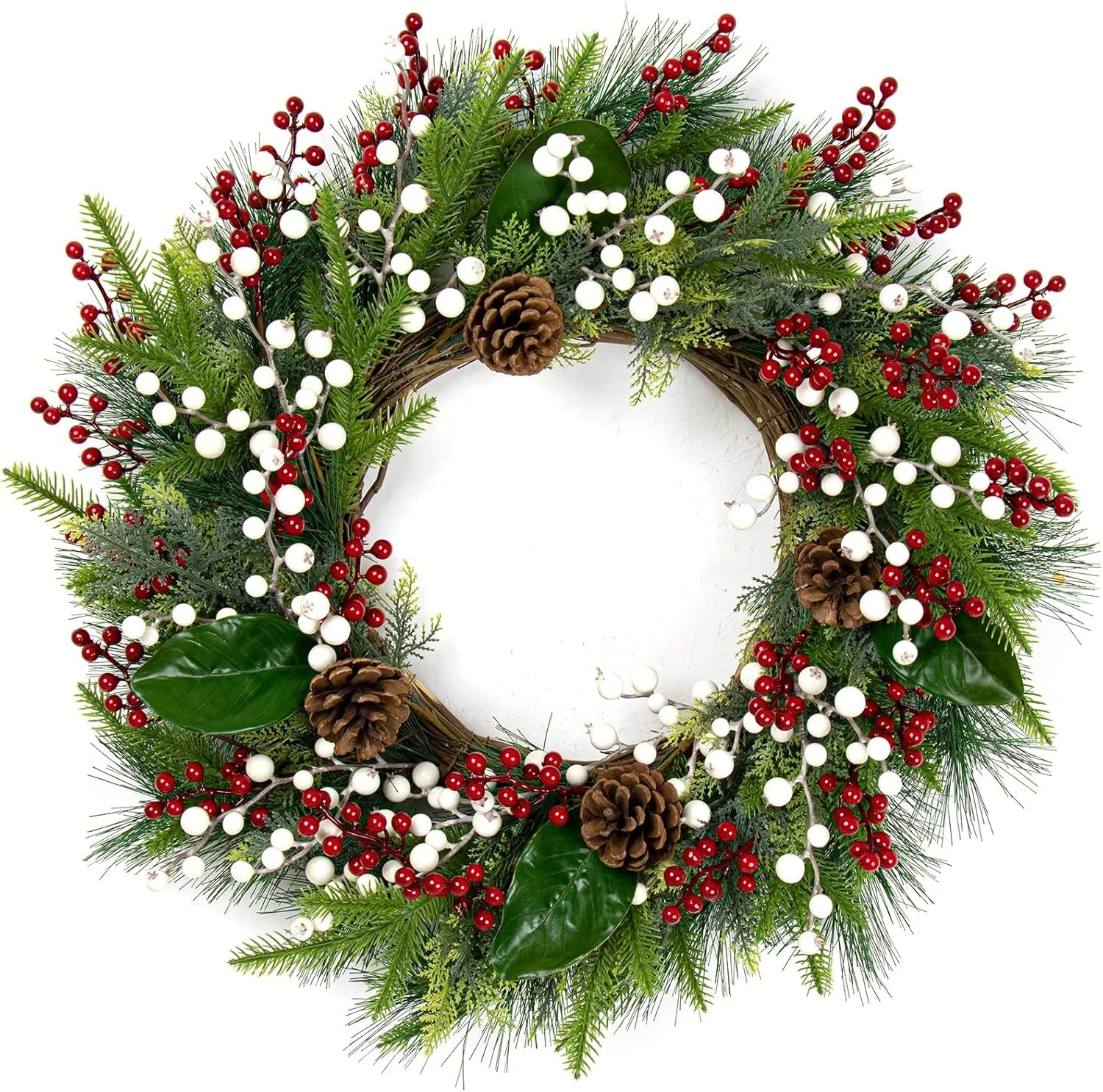 Christmas Artificial Red Berri - Christmas Wreath Fake 评论和价格