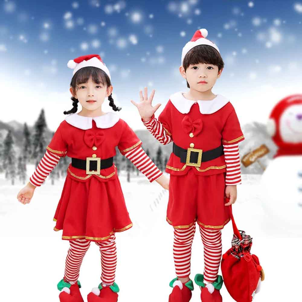 Children's Christmas Elf Set - - Elf Costume Christmas 评论和价格