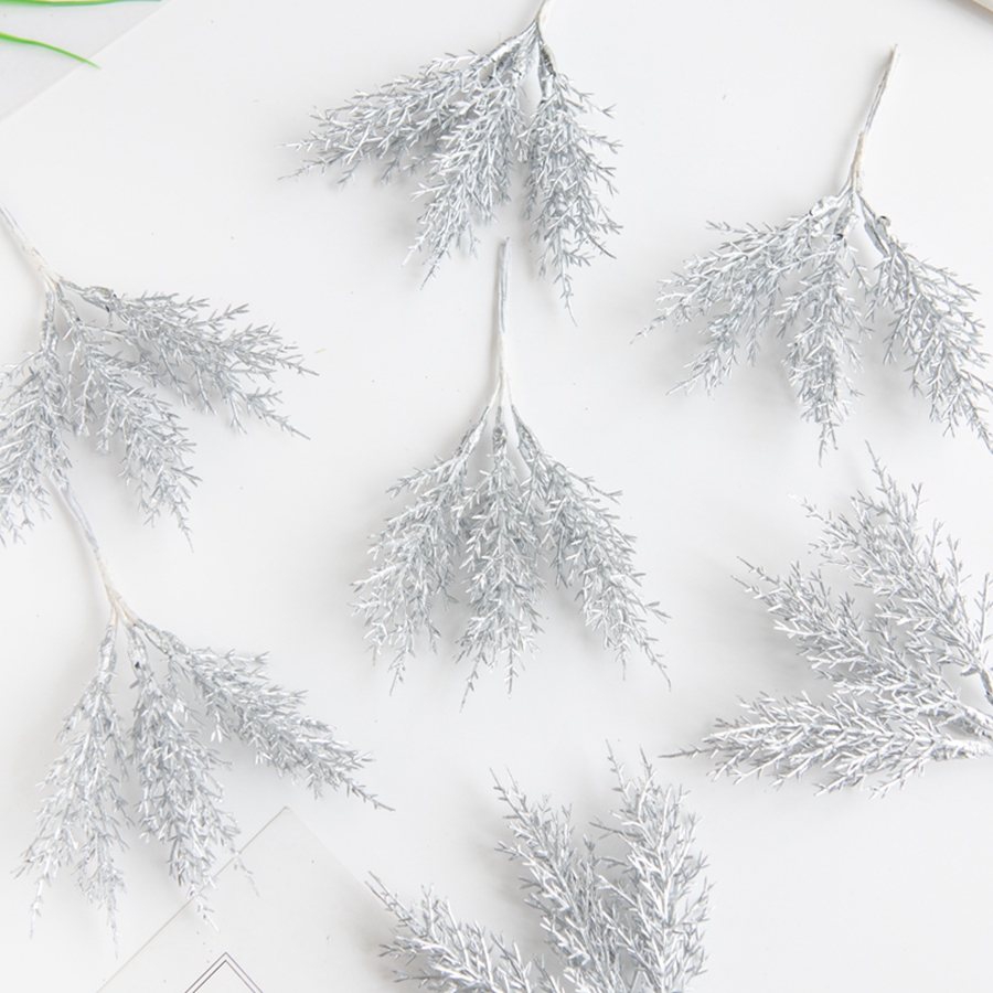 6Pcs Artificial Plants Autumn  - Christmas Wreath Fake 评论和价格