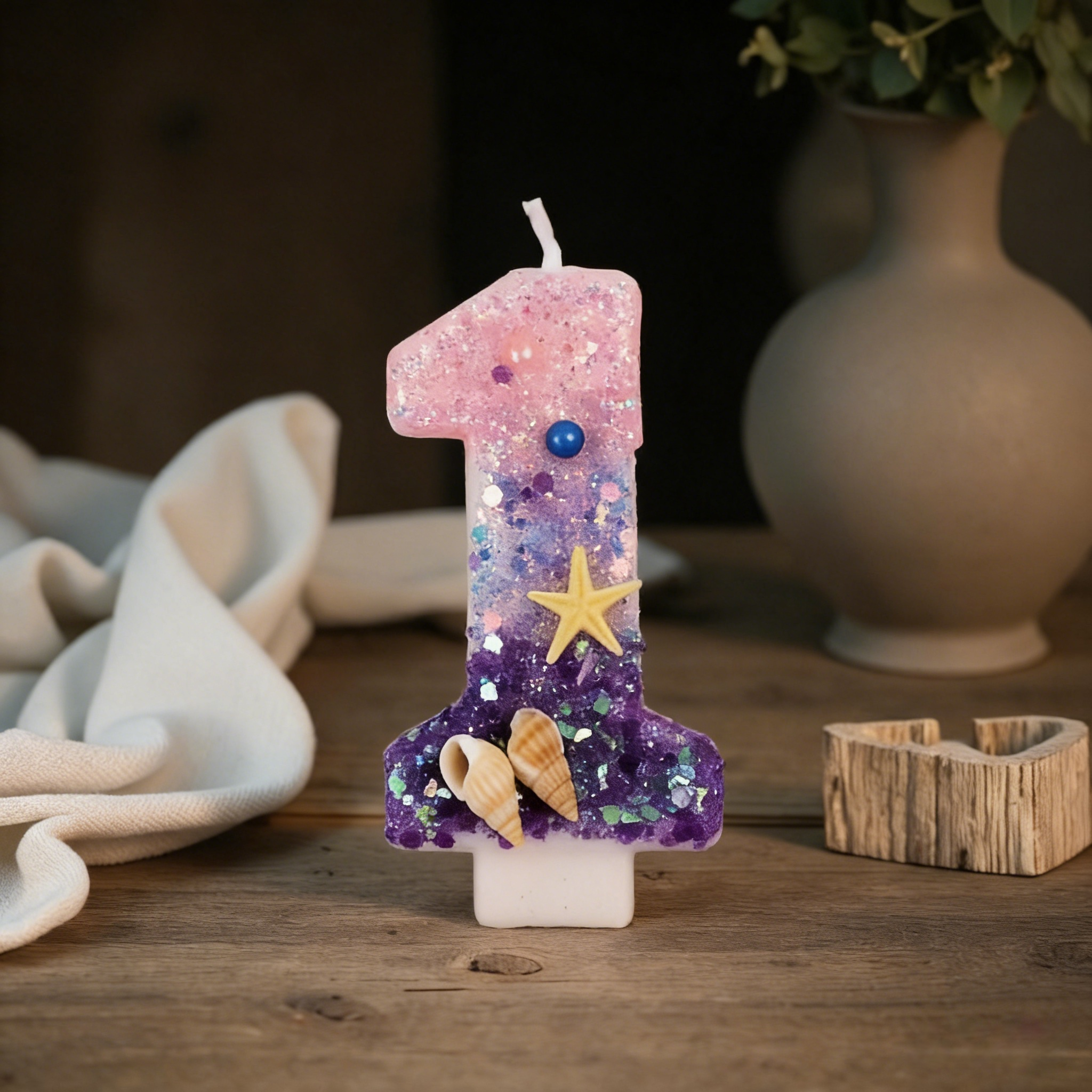 Three Color Gradient Mermaid 0 - Holiday Candle Set 评论和价格