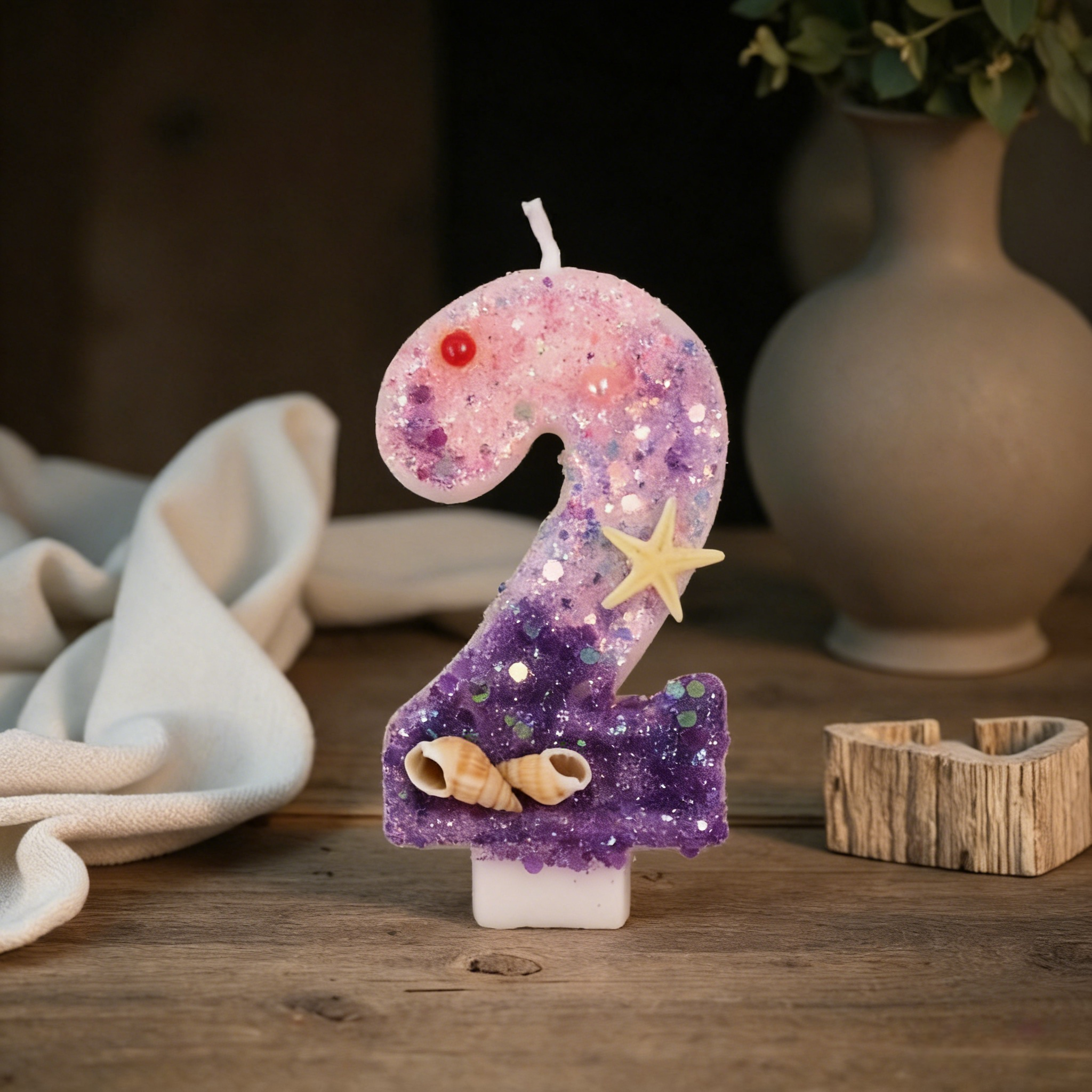 Three Color Gradient Mermaid 0 - Holiday Candle Set 评论和价格