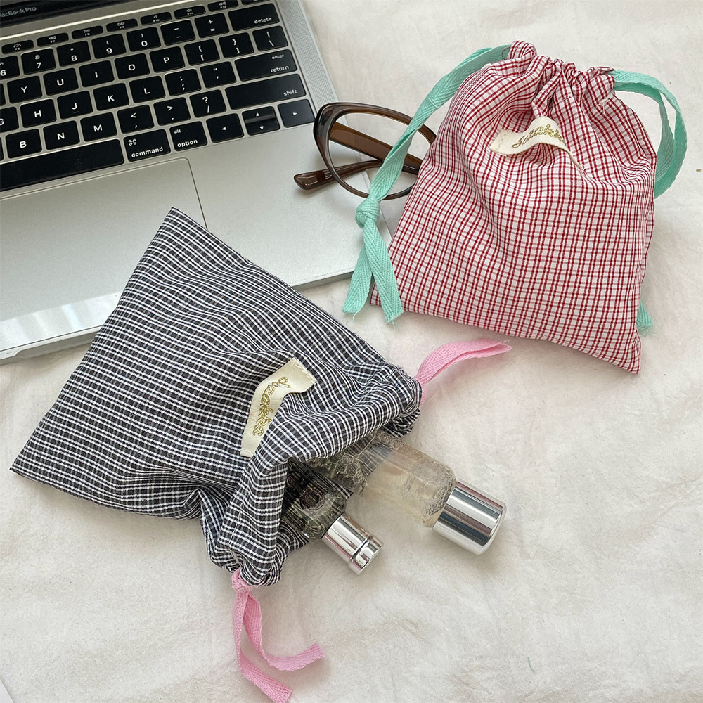 New Plaid Storage Drawstring B - Christmas Throw Blanket 评论和价格