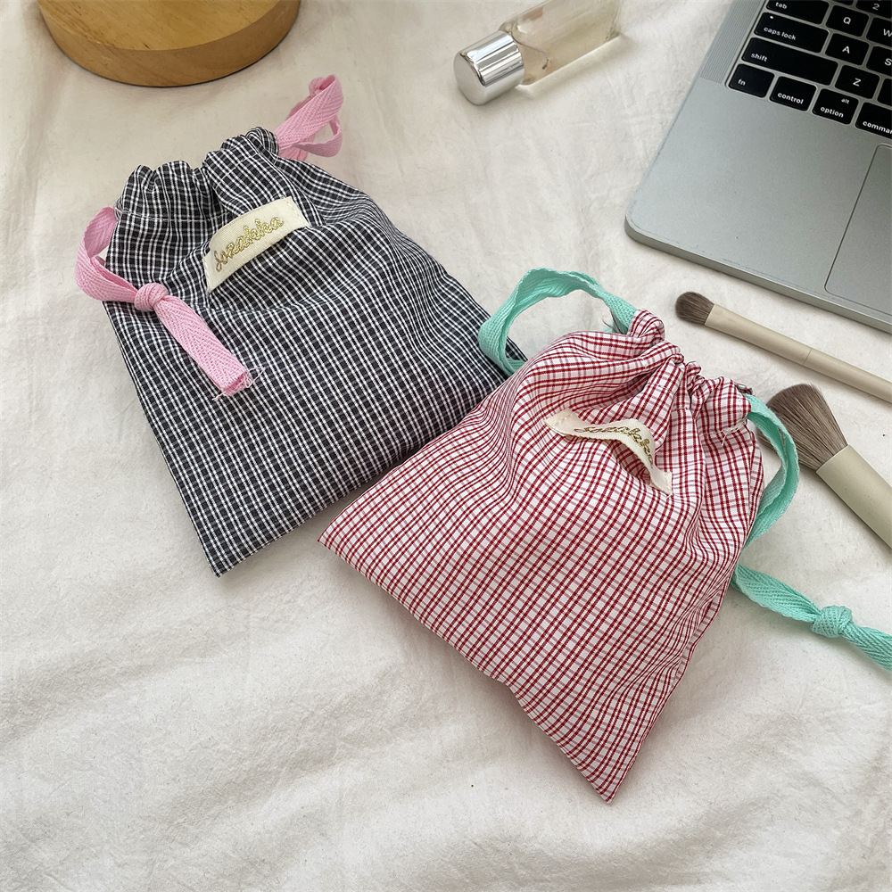 New Plaid Storage Drawstring B - Christmas Throw Blanket 评论和价格