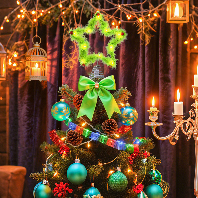 Plush Five-pointed Star Twisty - Star Tree Topper 评论和价格