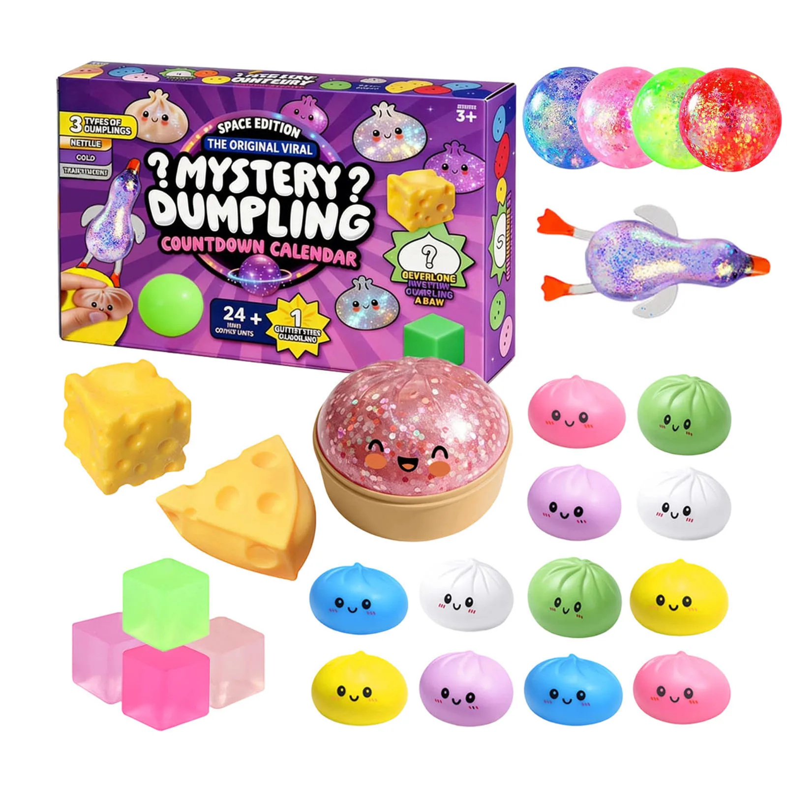 2026 Dumpling Squishy Advent C - Advent Calendar Gift 评论和价格