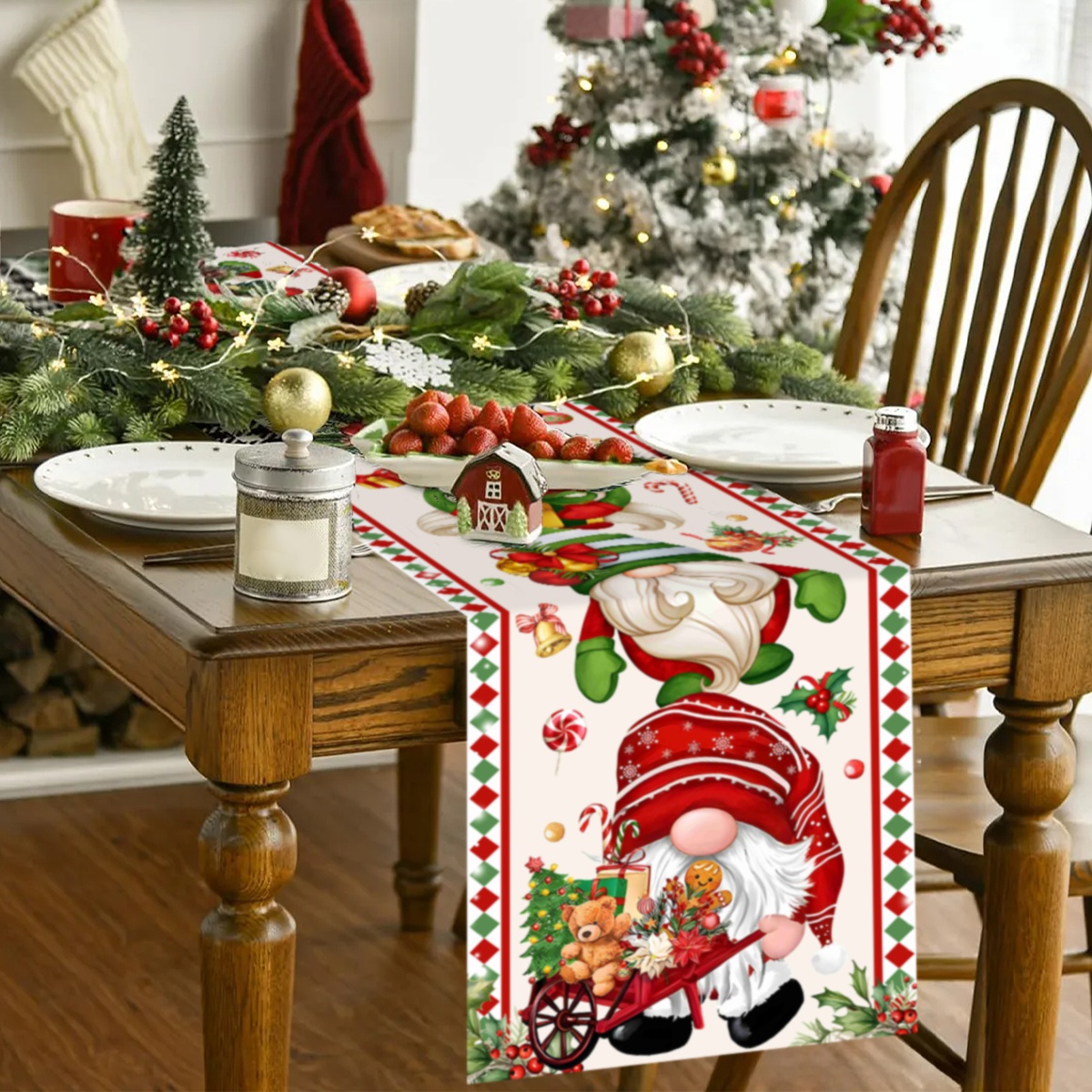Christmas Table Runner Faceles - Christmas Table Runner 评论和价格