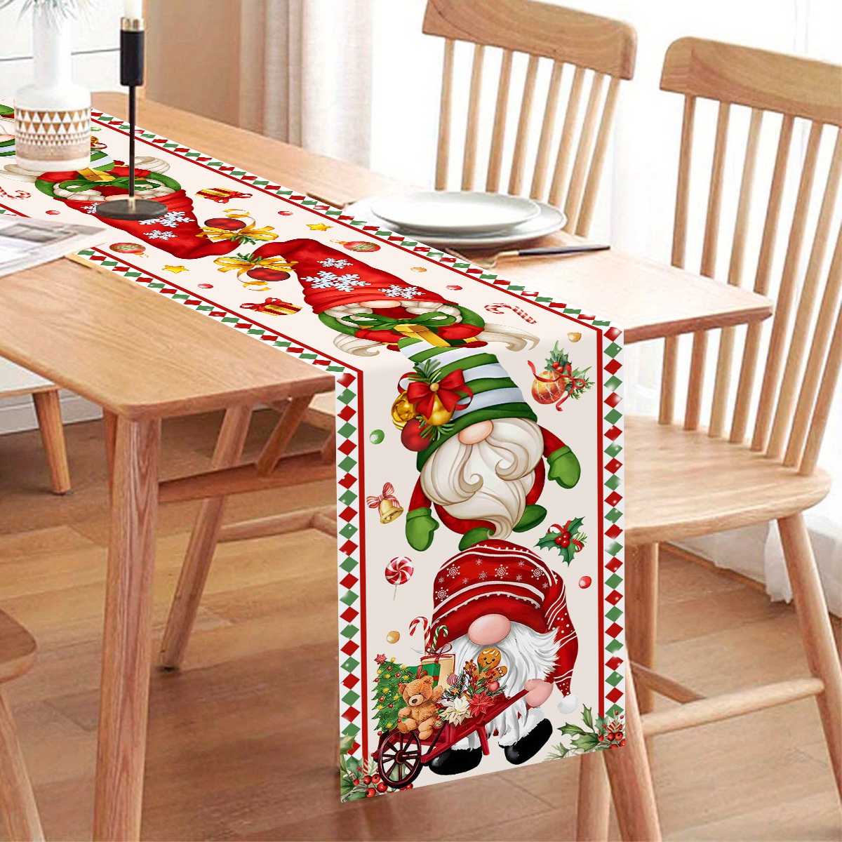 Christmas Table Runner Faceles - Christmas Table Runner 评论和价格