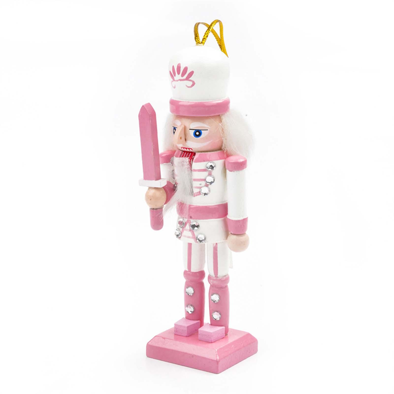 4x Wooden Nutcracker Soldier F - Nutcracker Figurine 评论和价格