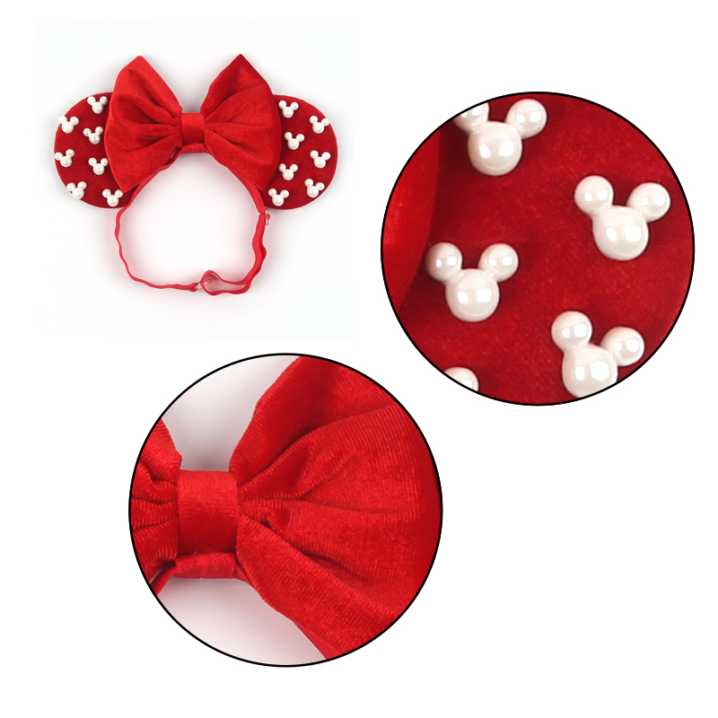 Cute Adjustable Mouse Ears Hea - Ribbon Bow Gift 评论和价格