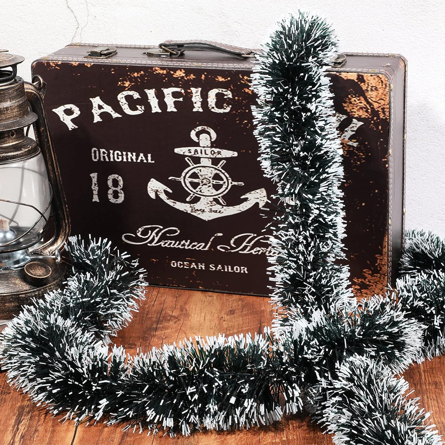 2M Christmas Metallic Streamer - Tinsel Garland Decoration 评论和价格