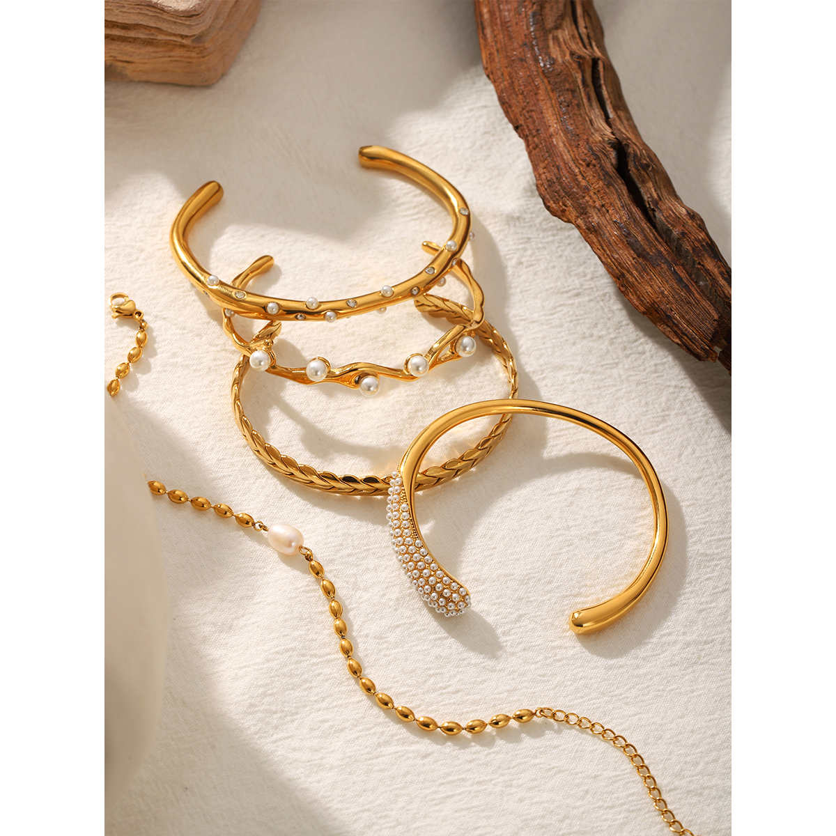 18K Gold Plated Stainless Stee - Gift Box Wrap Set 评论和价格