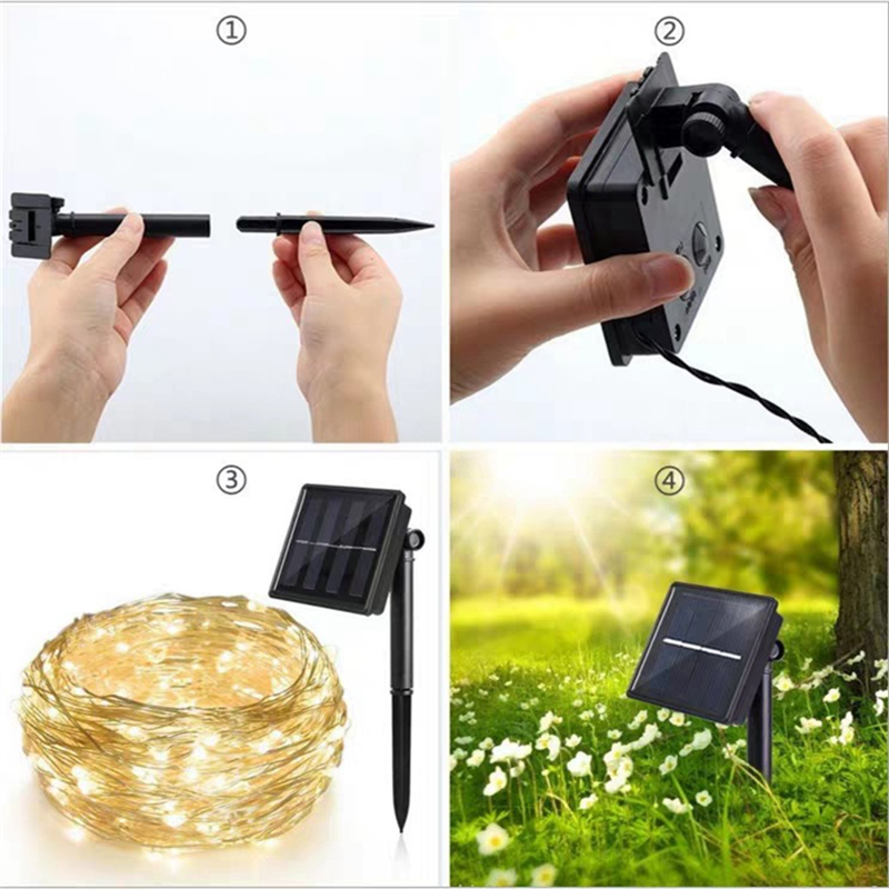 ONCE Solar Powered Lights 200  - Led Fairy String Lights 评论和价格