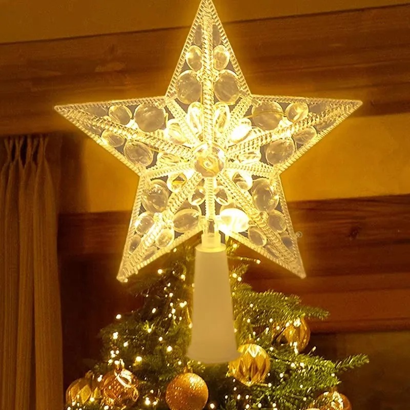Glowing Christmas 15cm Tree To - Star Tree Topper 评论和价格