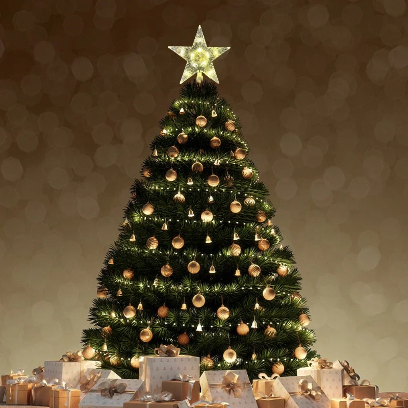Glowing Christmas 15cm Tree To - Star Tree Topper 评论和价格