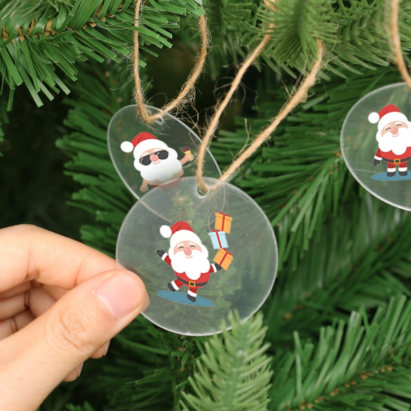 5/100x Blank Christmas Clear R - Christmas Stocking Hanging 评论和价格