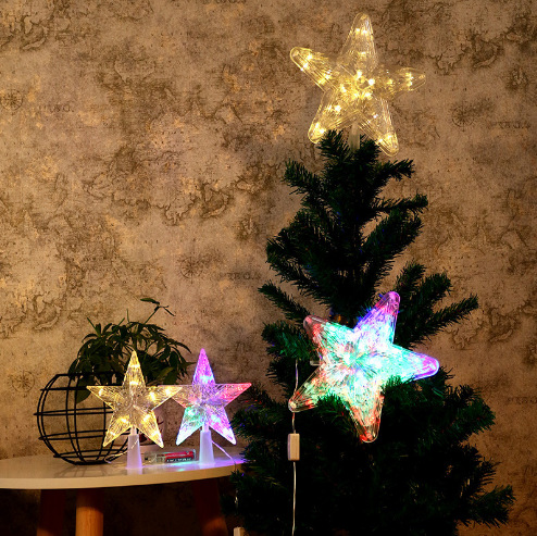 15/19/23cm Christmas Tree Top  - Star Tree Topper 评论和价格