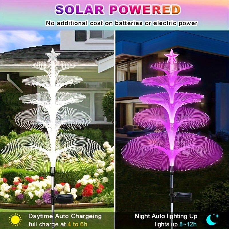 Color Changing Fiber Optic Chr - Christmas Lights Outdoor 评论和价格