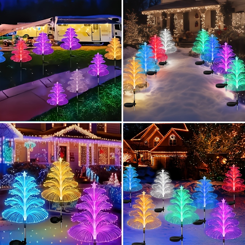 Color Changing Fiber Optic Chr - Christmas Lights Outdoor 评论和价格