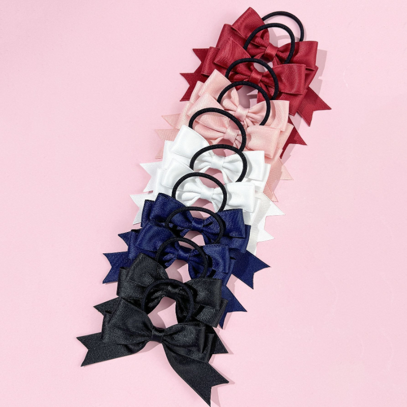 2 Pieces of Bow Hair Ties, Swe - Ribbon Bow Gift 评论和价格