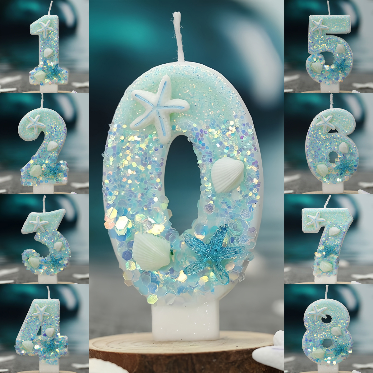 Shell Whispers Ocean Series Nu - Holiday Candle Set 评论和价格