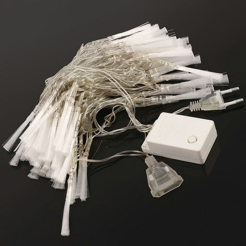 33FT 10M 80LEDs Fiber Optical  - Led Fairy String Lights 评论和价格