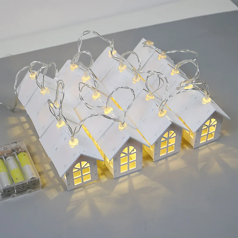 10 LED Christmas Tree House St - Led Fairy String Lights 评论和价格